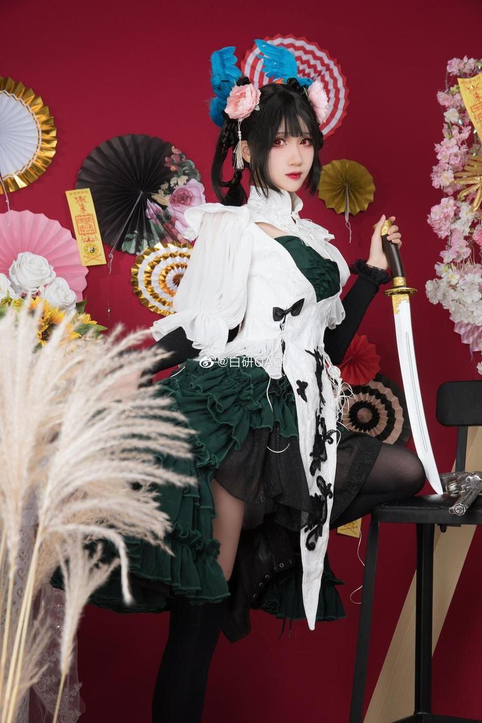 妖君白研cos亚丝娜，看原图才能真正领略她的美